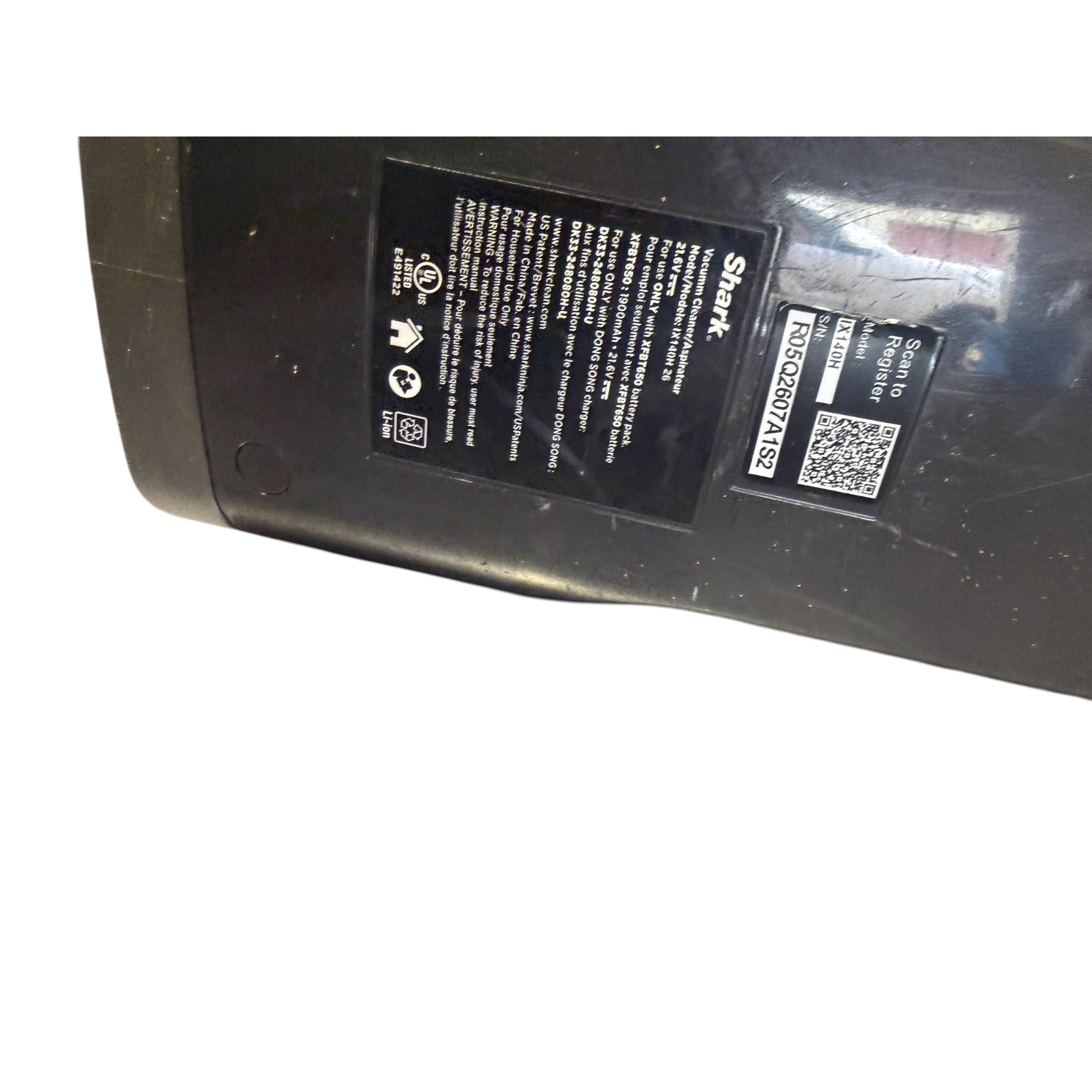 Shark IX140H Cordless Vacuum Motor Main Unit Handheld Body Tested Battery Holds Charghe( Preowned)lot001🏝️