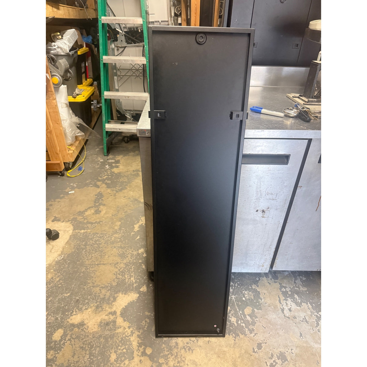 # OmniMount Server AV Rack Side Panel 48" Black Steel Removable Enclosure Cabinet( Preowned)