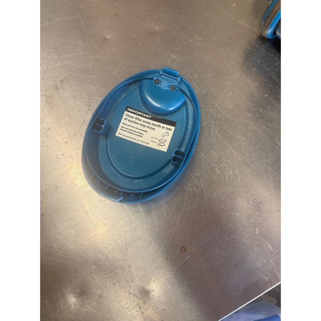 BLUE Shark Rocket Vacuum HV300 HV301 HV302 HV303 HV305 Pre Filter Top Cover Lid ( Preowned)🏝️