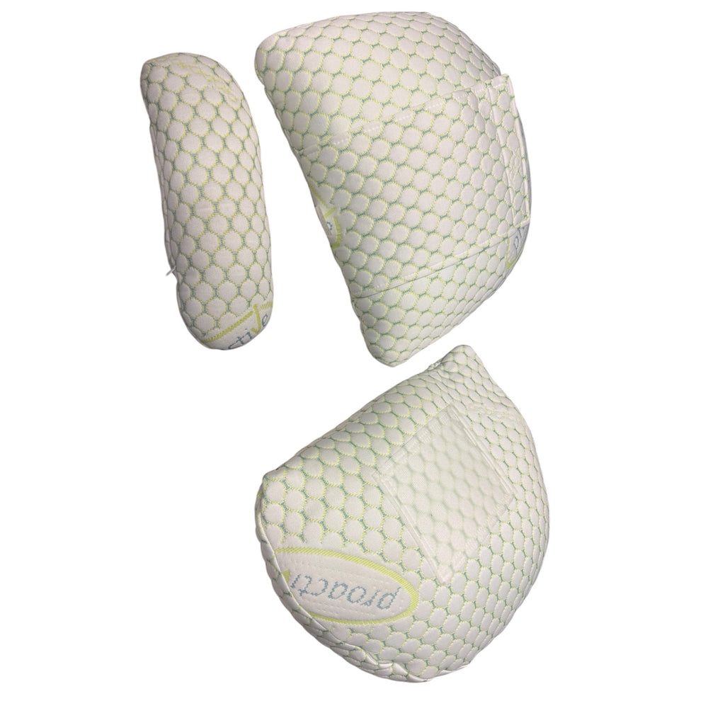 ✨Pregnancy Wedge Pillow Set Bamboo Fiber Maternity Support Side Sleeper Belly Back Knee Pillow