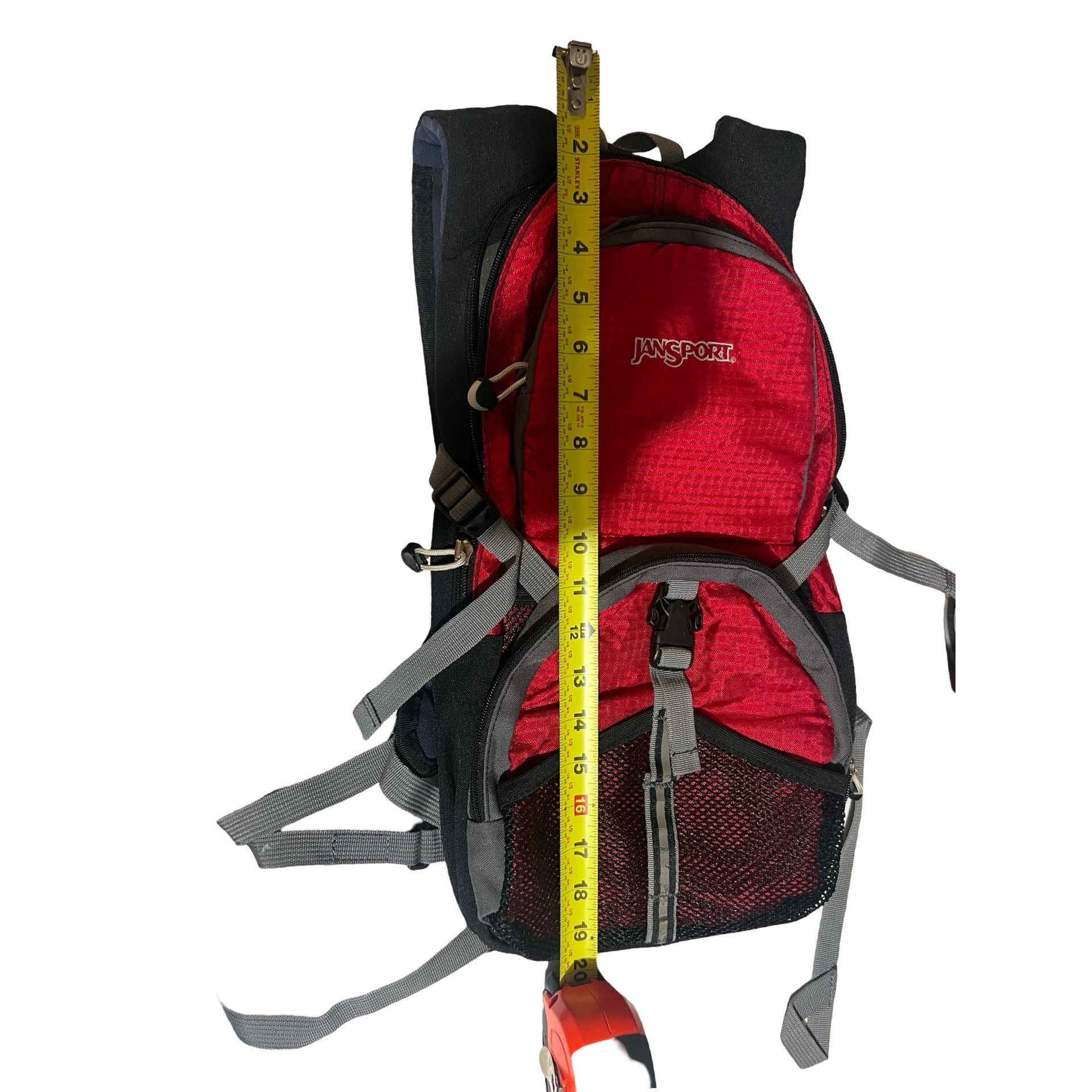 JanSport TN75 Hydration Backpack hiking day pack red trail climbing ( Preowned)