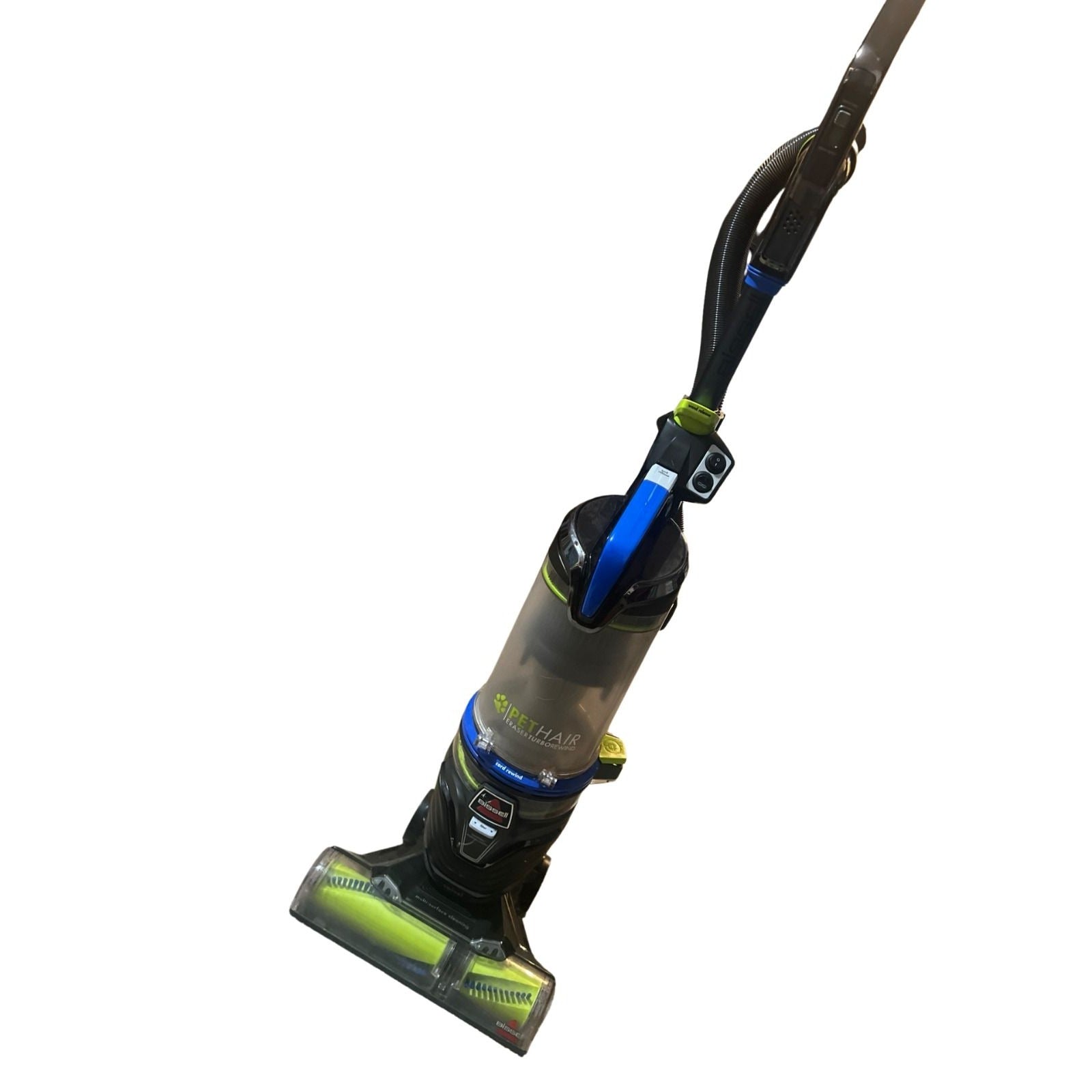 Bissell Pet Hair Eraser Turbo Rewind Upright Vacuum Cleaner Model 27909 ( Preowned)