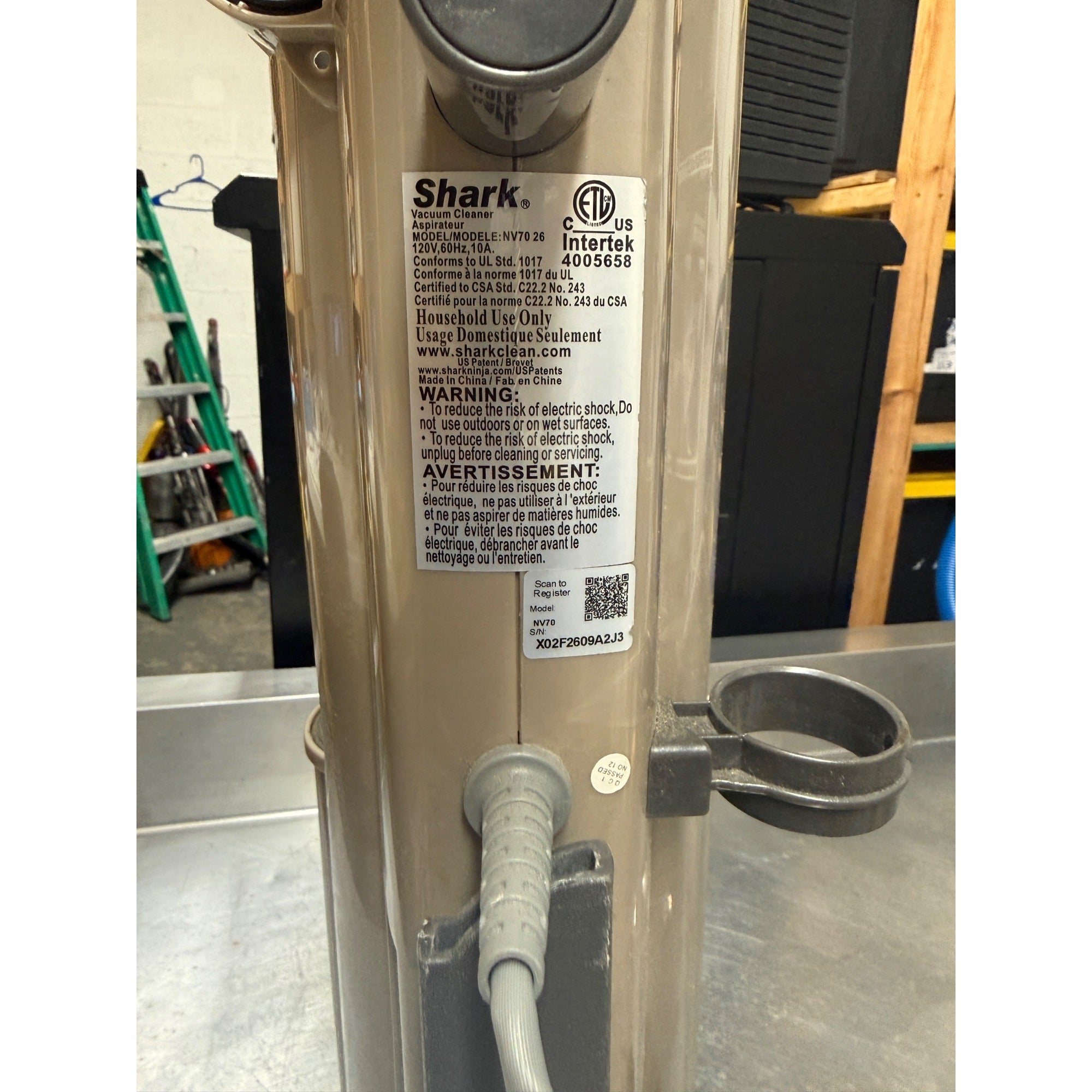 Shark Navigator NV70 Vacuum Main Body Motor Housing Assembly Corded OEM(Preowned)