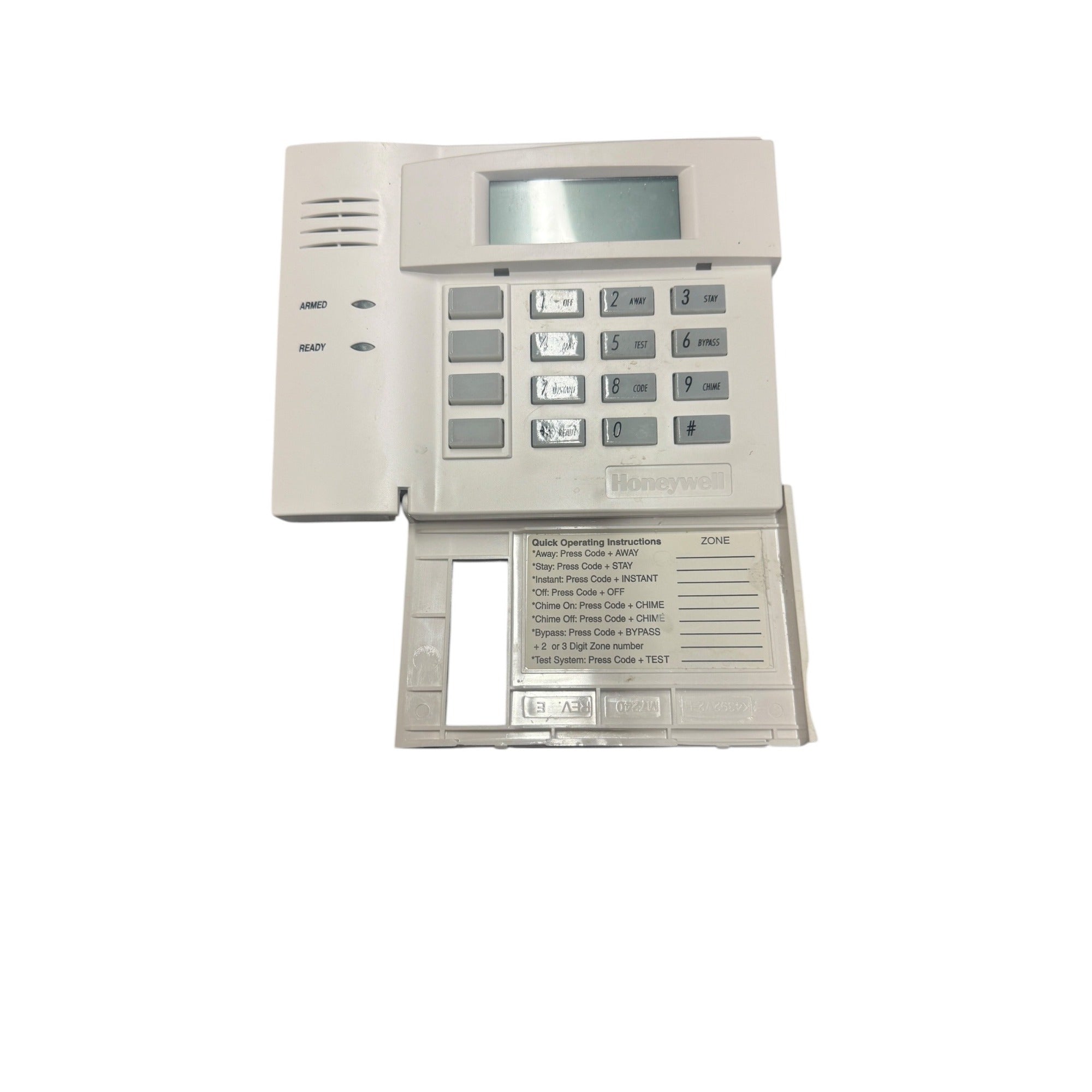 ✨Honeywell 6150 Fixed English Wired Alarm Keypad Security Control Panel Tested