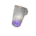 Dyson DC07 Clear Dust Bin Canister Purple Base Genuine OEM Preowned 004